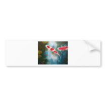 Kohaku Koi Bumper Stickers