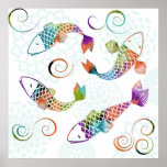 Koi by andrea posters
