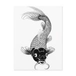 koi carp postcards