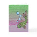 Koi Carpy Beach Card