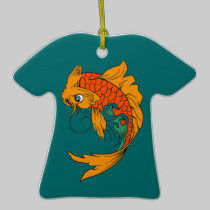 Koi Fisch fish ornaments
