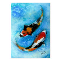 Koi Fish Business Card Templates