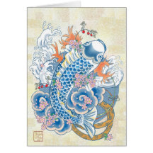 Koi Fish card