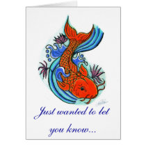 Koi Fish Design, Just wanted to let you know...