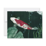Koi Fish In Pond invitations