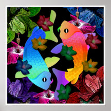 Koi Fish Poster