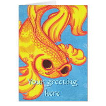Koi Greeting Card