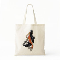 Koi Mermaid Tote Bag