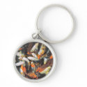Koi Pond Artistic Photo keychains