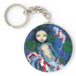 "Koi Pond Mermaid" Keychain