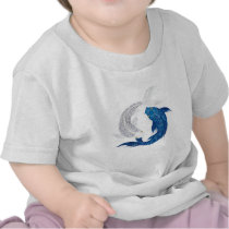 Koi Regal Blue Ghost silver Shirt