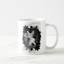 Koi Yin Yang Vector Illustration Coffee Mug