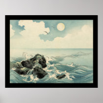 Kojima Island (black) Print