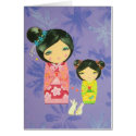 Kokeshi Doll - Love Binds us Together cards