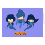 Kokeshi ghosts cards