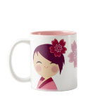 Kokeshi Sakura Mug