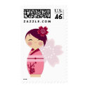 Kokeshi Sakura Postage postage
