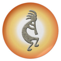 Kokopelli Dinner Plate