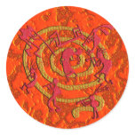 Kokopelli: Fiery Dance - Sticker