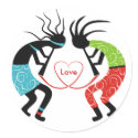 Kokopelli Love Stickers