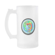 Kokopelli on the Earth Mug