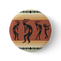 Kokopelli Tribal Design Pin