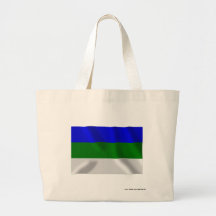 Komi Republic Flag Canvas Bag