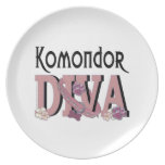 Komondor DIVA Party Plate