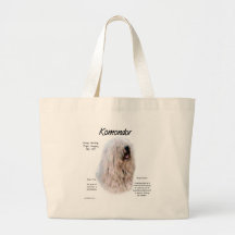 Komondor History Design Tote Bag