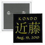 Kondo Monogram Pinback Button