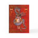 Kong Xi Fa Cai Chinese New Year Card With Dragon A