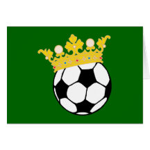 König Fußball king soccer Karten