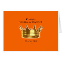 Koning Willem-Alexander Greeting Card
