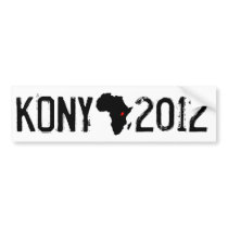 Kony 2012 bumper sticker