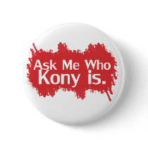 Kony 2012 pinback button