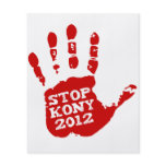 Kony 2012 Handprint Stop Joseph Kony Flyers