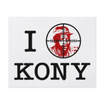 Kony 2012 Joseph Kony Target Crosshairs Full Color Flyer