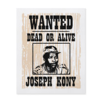 Kony 2012 Joseph Kony Wanted Poster Personalised Flyer