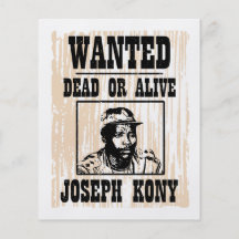 Kony 2012 Joseph Kony Wanted Poster Personalised Flyer