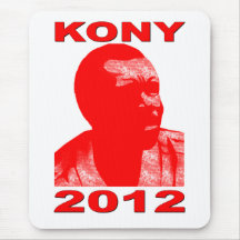 Kony 2012. Make Invisible Children Visible. Now. Mouse Pads