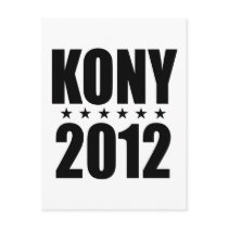 Kony 2012 postcards