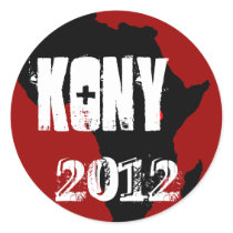 Kony 2012 round stickers