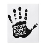 Kony 2012 Stop Joseph Kony Hand Flyer Design
