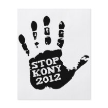 Kony 2012 Stop Joseph Kony Hand Flyer Design