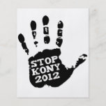 Kony 2012 Stop Joseph Kony Hand Flyer Design
