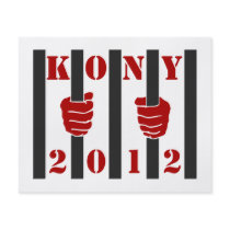 Kony 2012 Stop Joseph Kony Prison Full Color Flyer