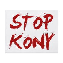 Kony 2012 Stop Red Bloody Joseph Kony Flyer
