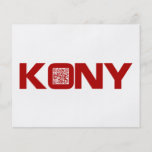 Kony 2012 Video Red QR Code Joseph Kony Custom Flyer