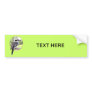 Kookaburra in Circle Bumper Sticker