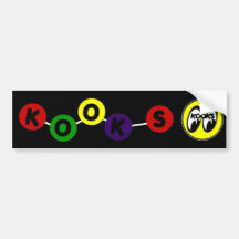 Kooky Eyes Sticker Bumper Stickers